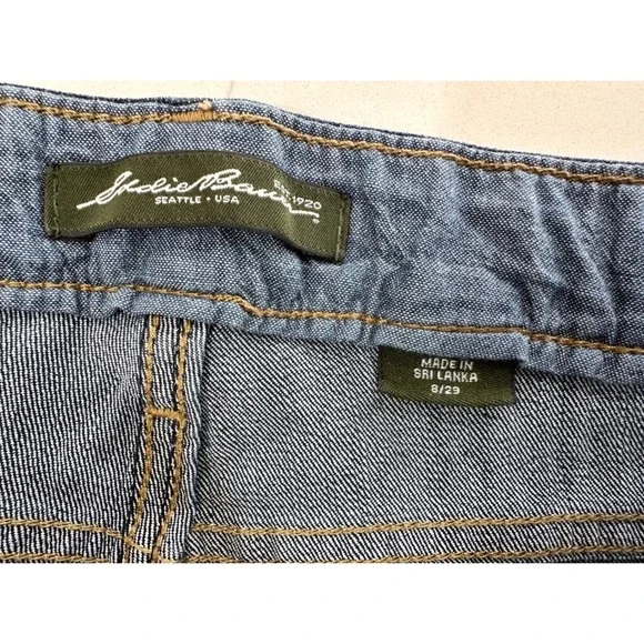 Eddie Bauer Women's Jeans Dark Wash Bootcut Size‎ 8 - Picture 2 of 5